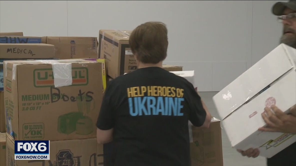 Help for Ukraine; Wisconsin groups collect donations